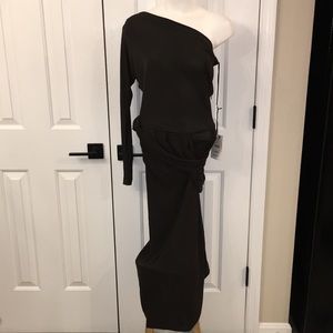 Zara NWT Greyish/Black Maxi Dress Size Small